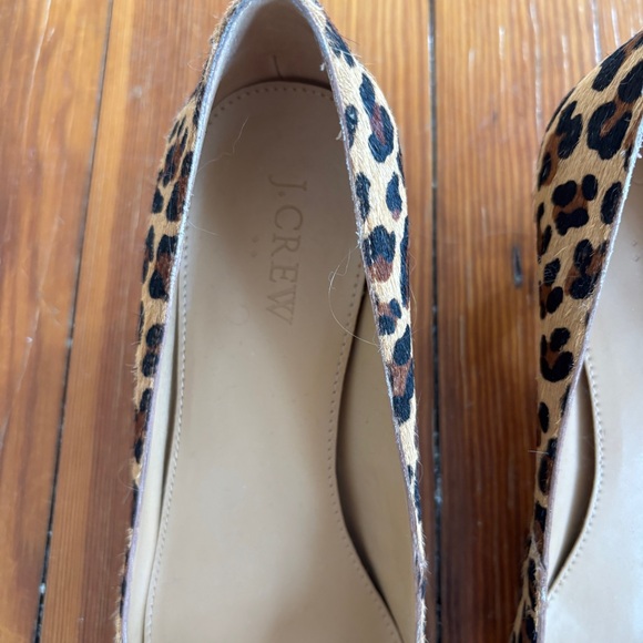 J. Crew Leopard Print Women's Pointed Heels Size 8 - Picture 2 of 6